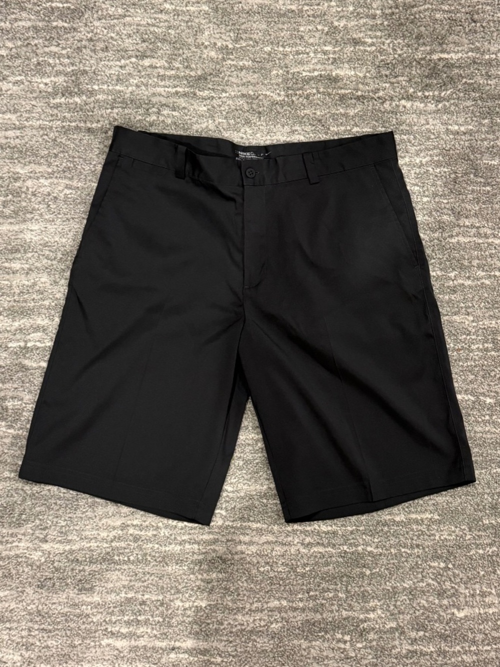 Nike Mens Shorts Golf Dri-Fit Black Size 34